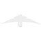 Ekena Millwork Alberta Architectural Grade PVC Gable Bracket, 48"W x 12"H x 4"D x 4"F, 6/12 Pitch GBP048X12X0404ALB00 - alternate 4